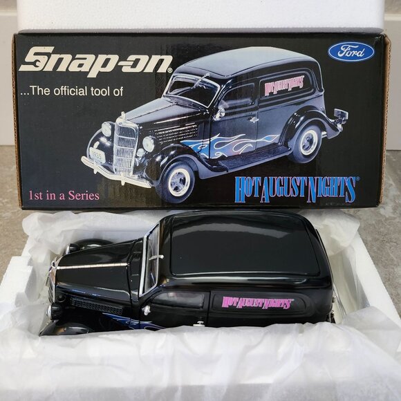 SnapOn 1935 Ford Sedan Delivery Custom Street Rod DieCast 1:24 Hot August Nights - Picture 3 of 9